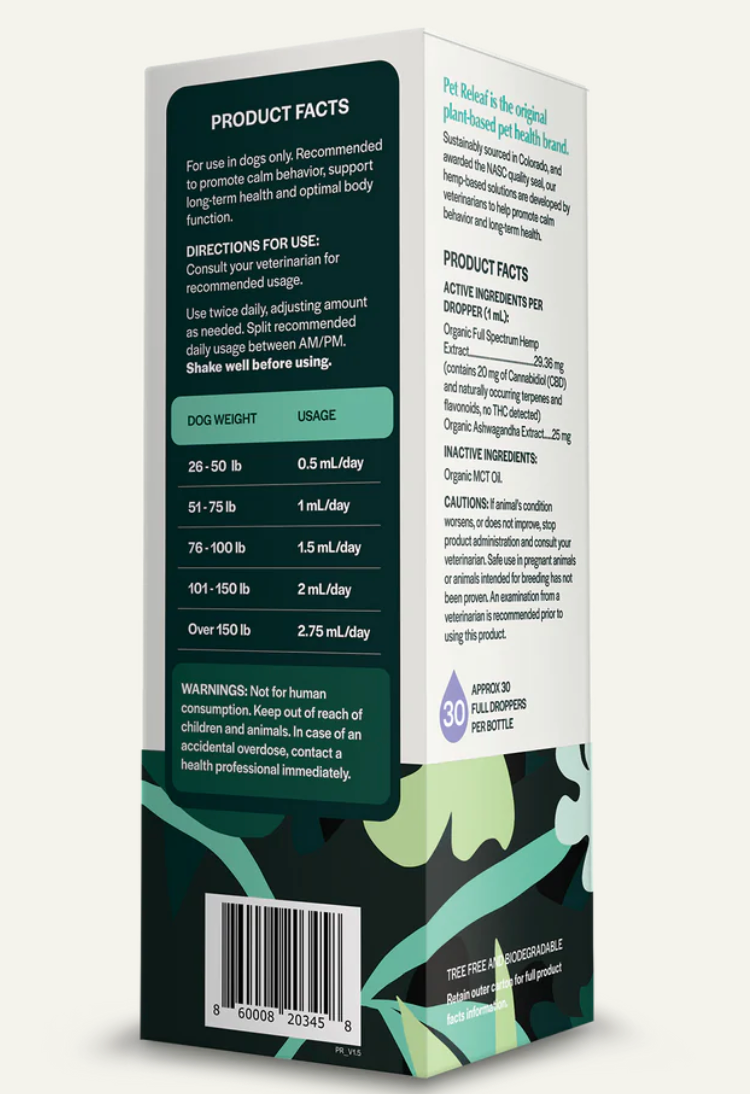 USDA Organic Stress Releaf CBD Oil