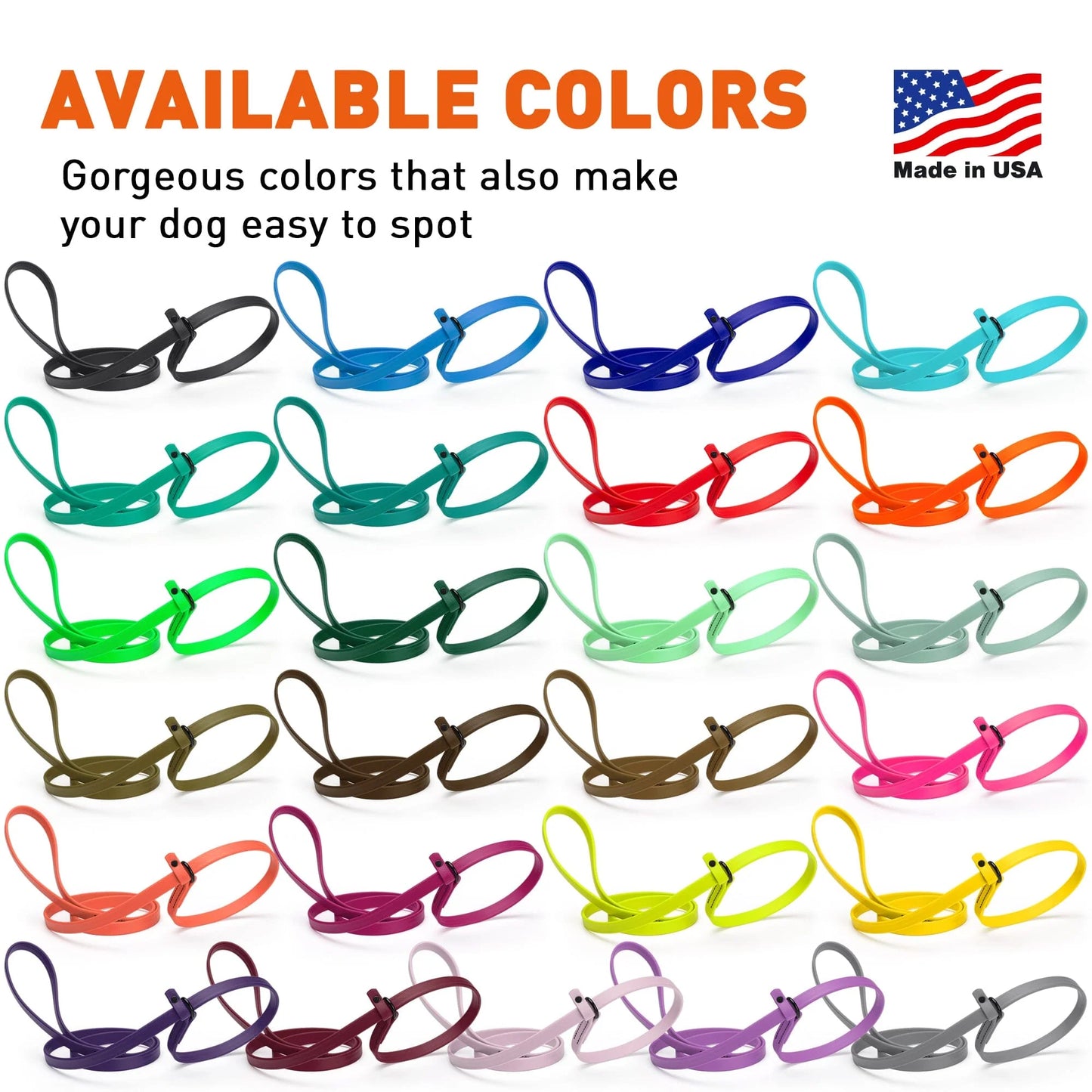 Biothane Waterproof Slip Lead