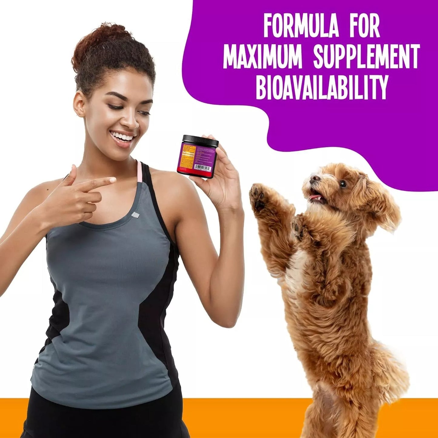 Flea & Tick With Hemp For Dogs 9oz Jar (120 count)