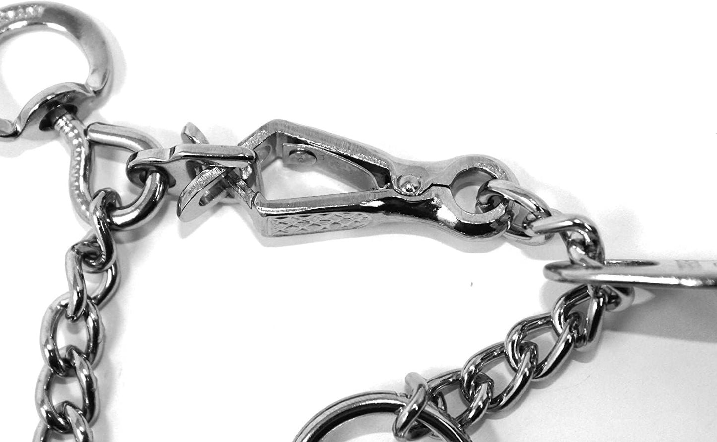 Herm Sprenger Chrome Prong Collar with Scissor Snap