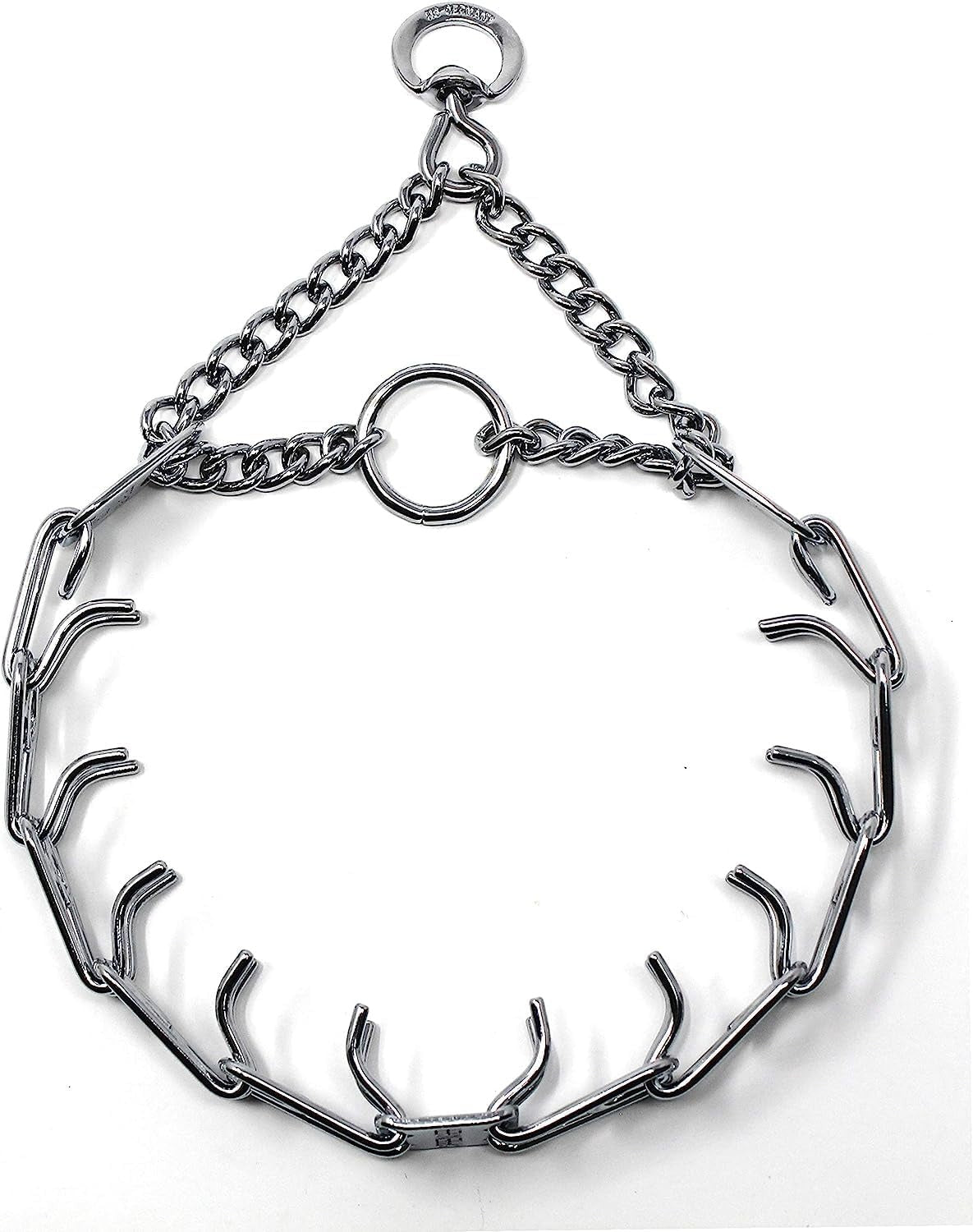 Herm Sprenger Chrome Prong Collar con giratorio