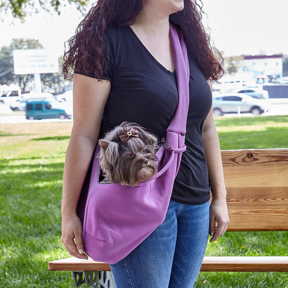 Pet Sling Carrier for Small Dogs & Cats