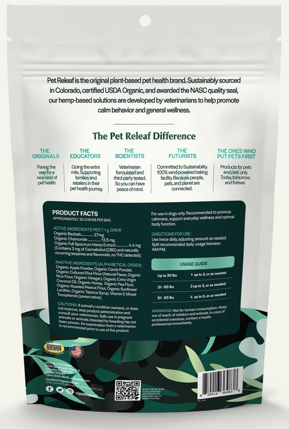 Stress Releaf CBD Edibites For Dogs – Peanut Butter