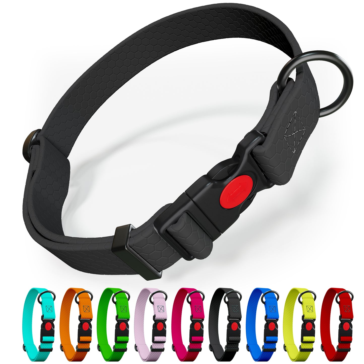 Collar de perro ajustable NexaPaw con hebilla de bloqueo de seguridad