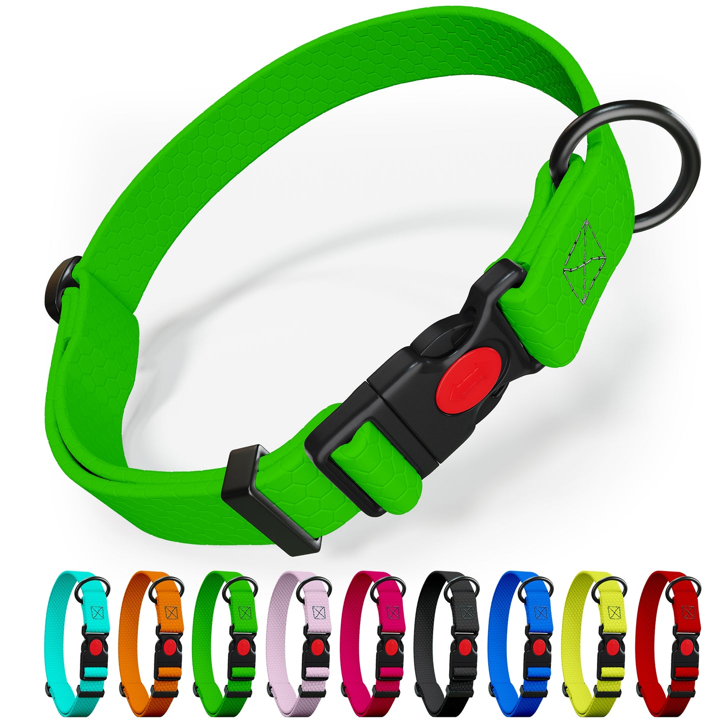 Collar de perro ajustable NexaPaw con hebilla de bloqueo de seguridad
