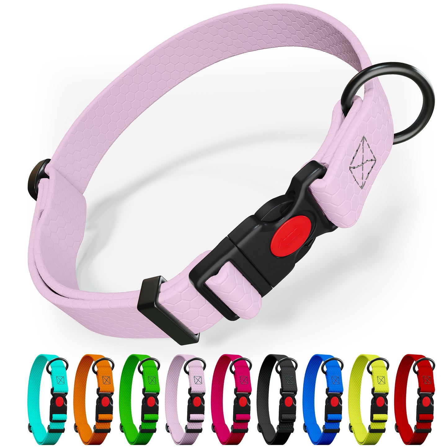 Collar de perro ajustable NexaPaw con hebilla de bloqueo de seguridad