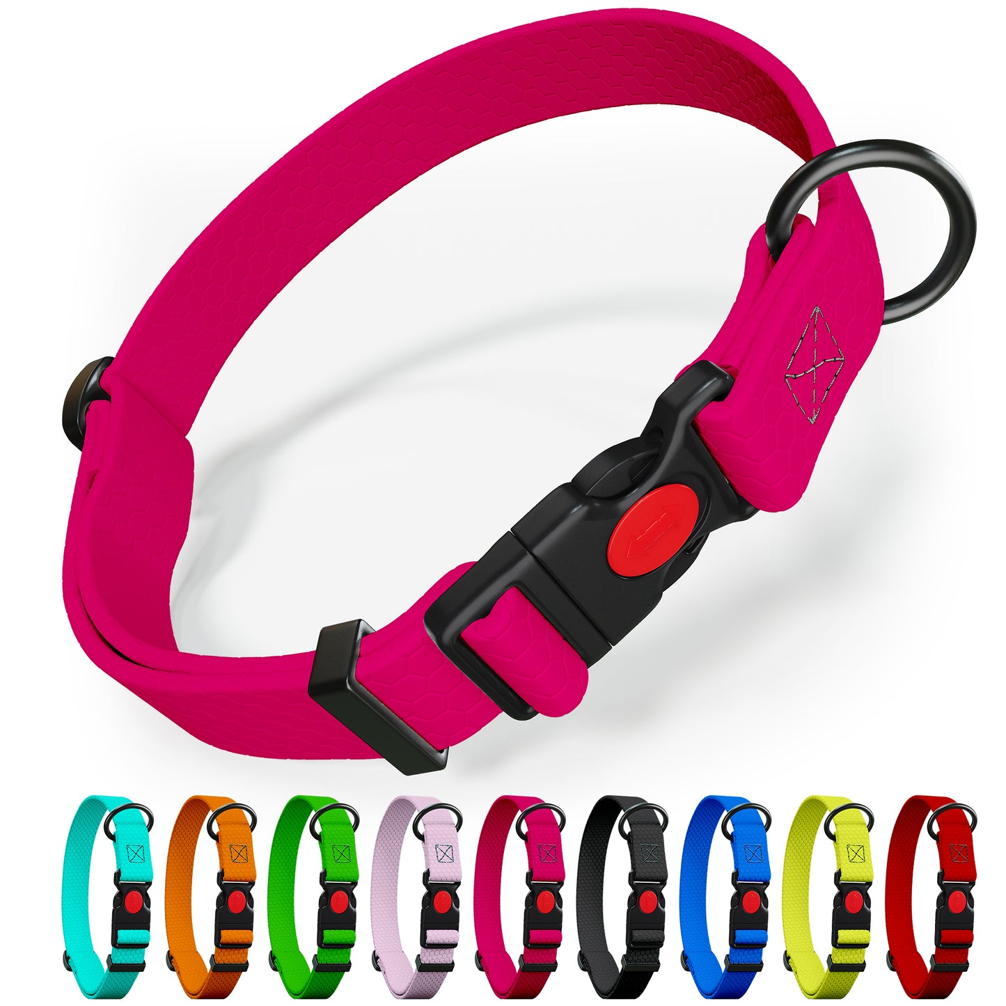Collar de perro ajustable NexaPaw con hebilla de bloqueo de seguridad