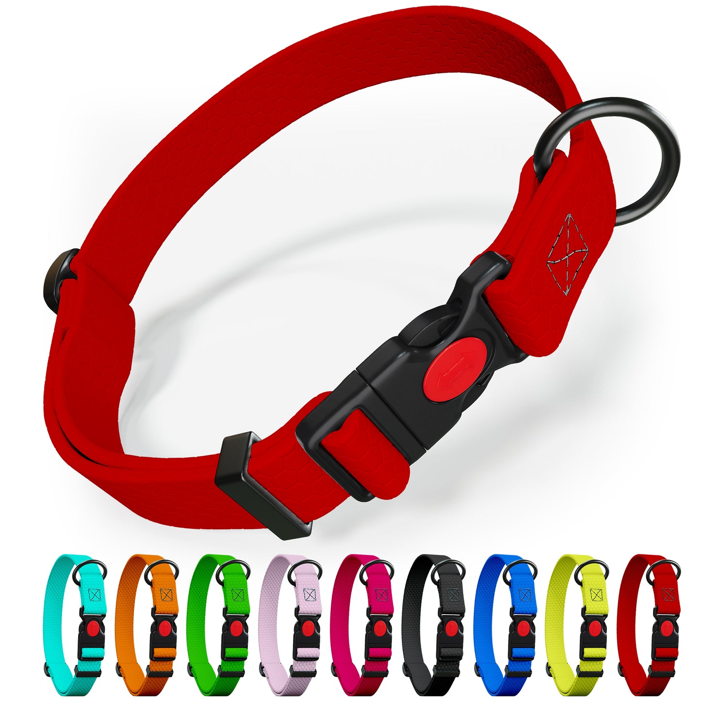 Collar de perro ajustable NexaPaw con hebilla de bloqueo de seguridad