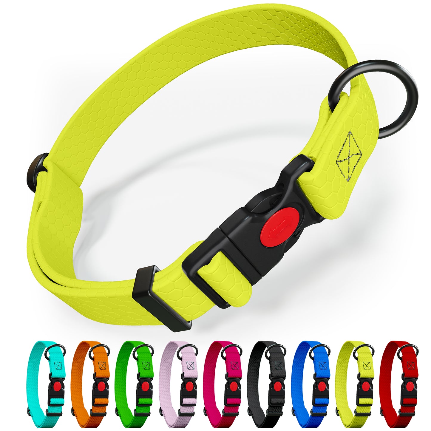 Collar de perro ajustable NexaPaw con hebilla de bloqueo de seguridad