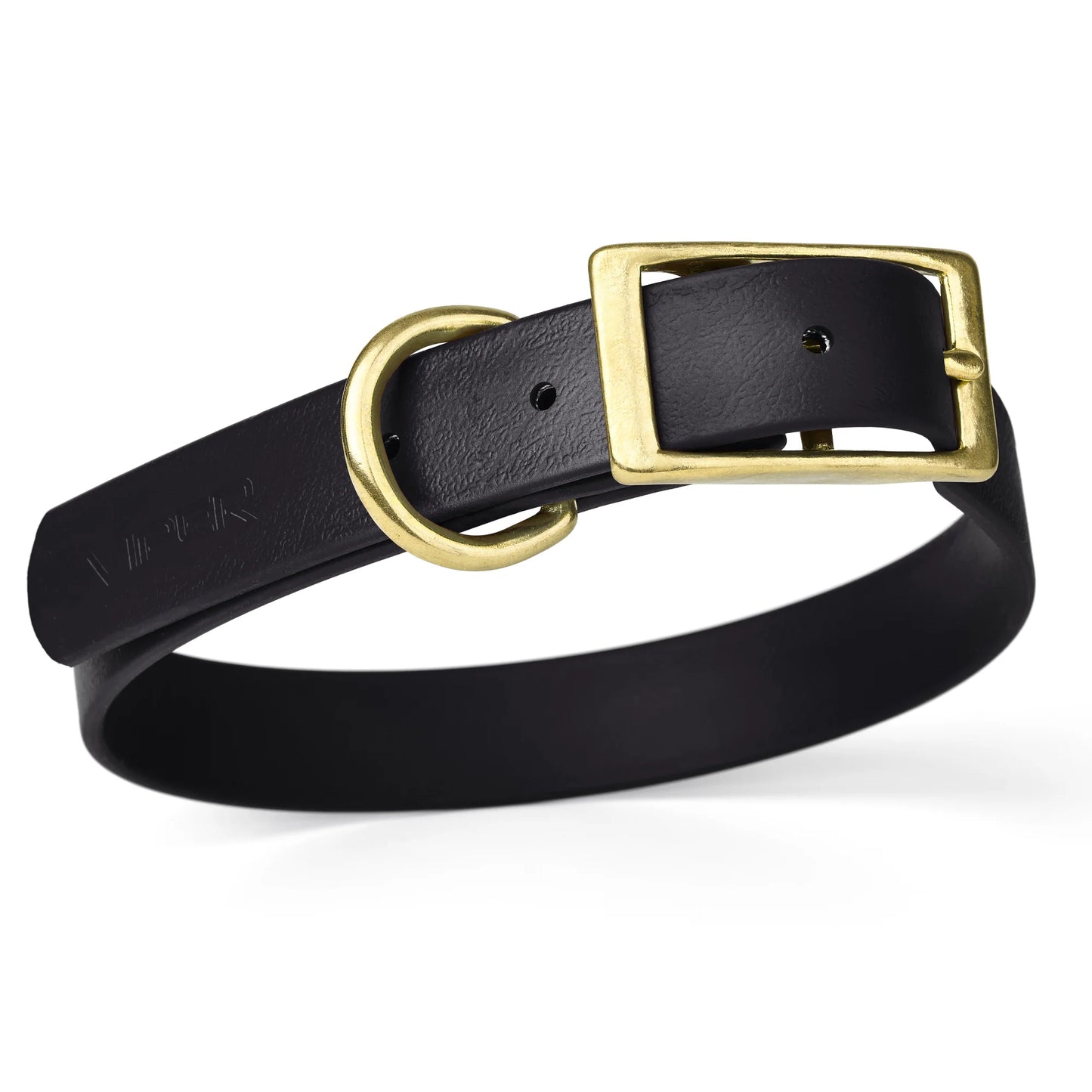 Viper Biothane Waterproof Collar - Brass Hardware - Size M (15 to 18 inches)