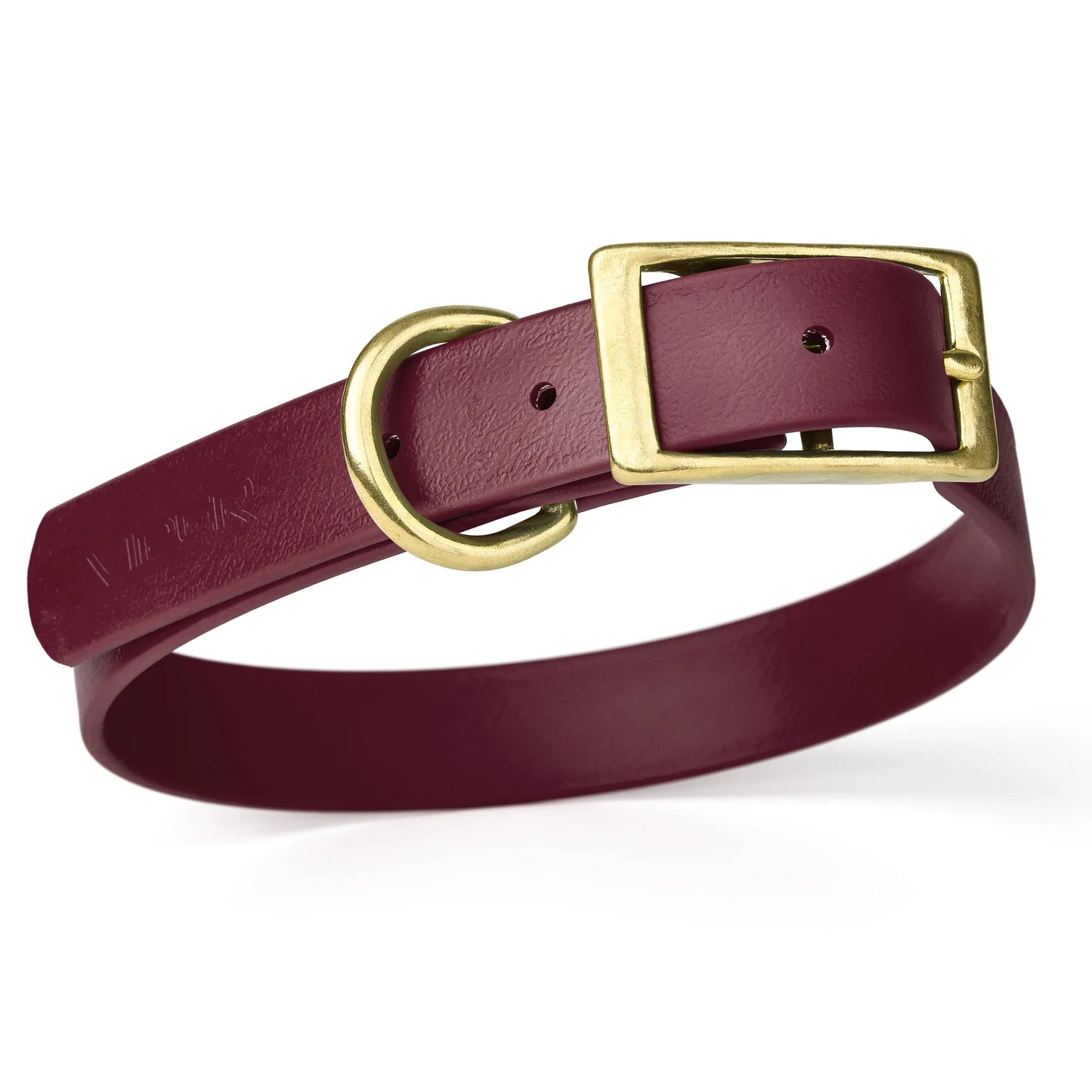 Viper Biothane Waterproof Collar - Brass Hardware - Size S (12 to 15 inches)