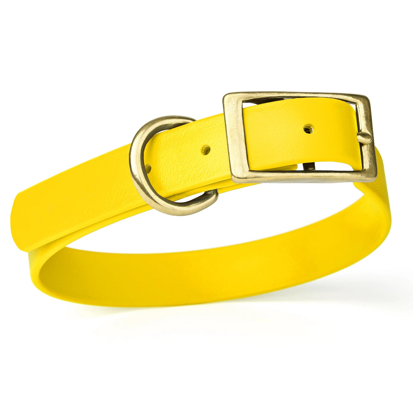 Viper Biothane Waterproof Collar - Brass Hardware - Size S (12 to 15 inches)