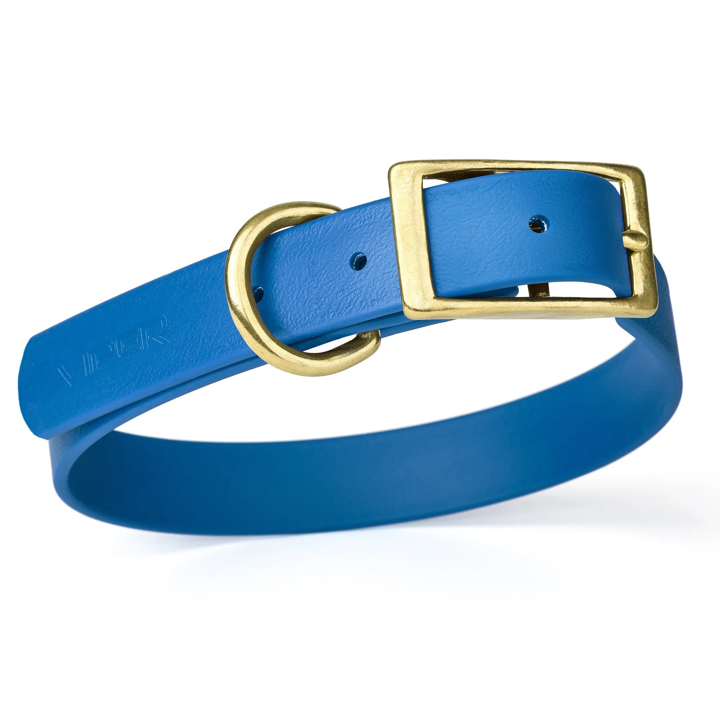 Viper Biothane Waterproof Collar - Brass Hardware - Size S (12 to 15 inches)