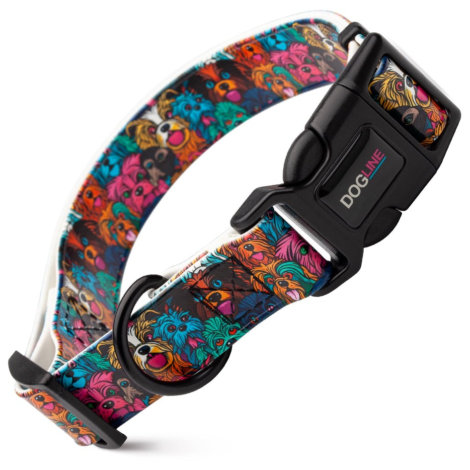 Biothane  Quick Release Printed Collar