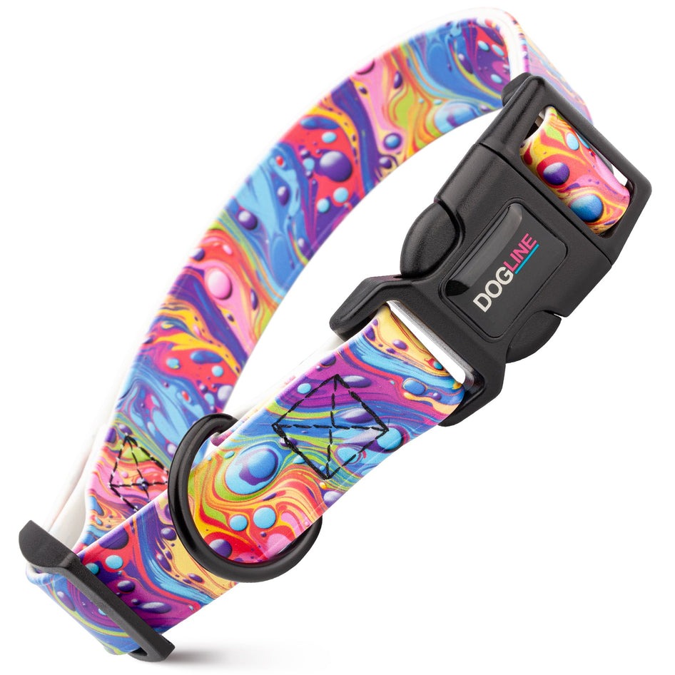 Biothane  Quick Release Printed Collar