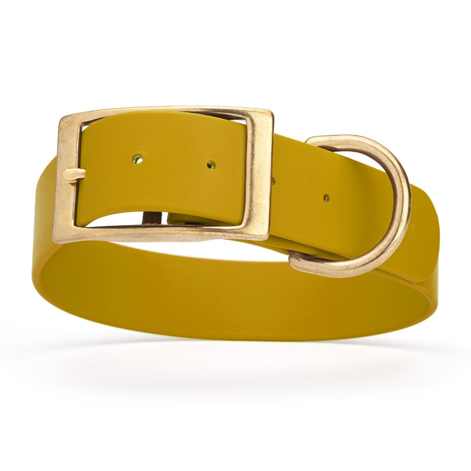 Viper Biothane Waterproof Collar - Brass Hardware