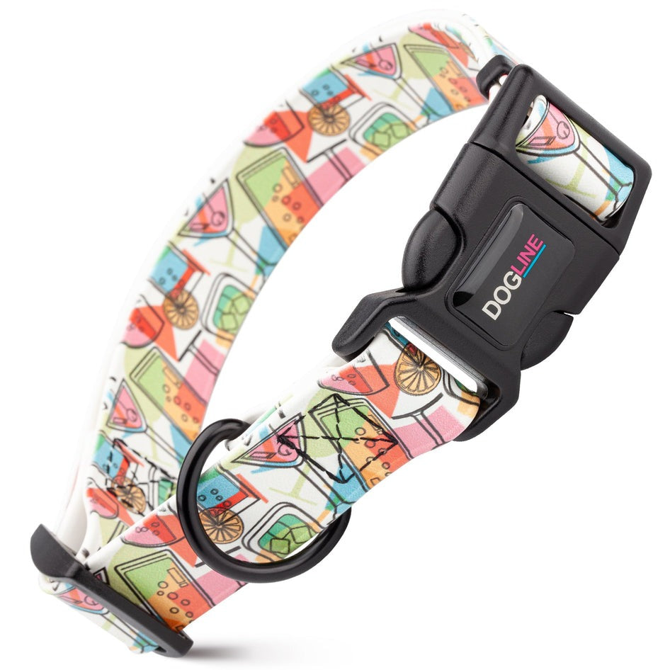 Biothane  Quick Release Printed Collar