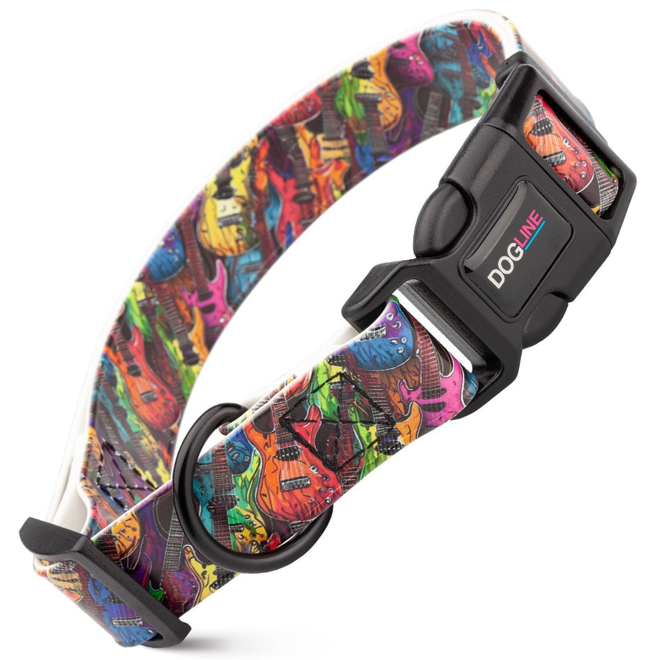 Biothane  Quick Release Printed Collar