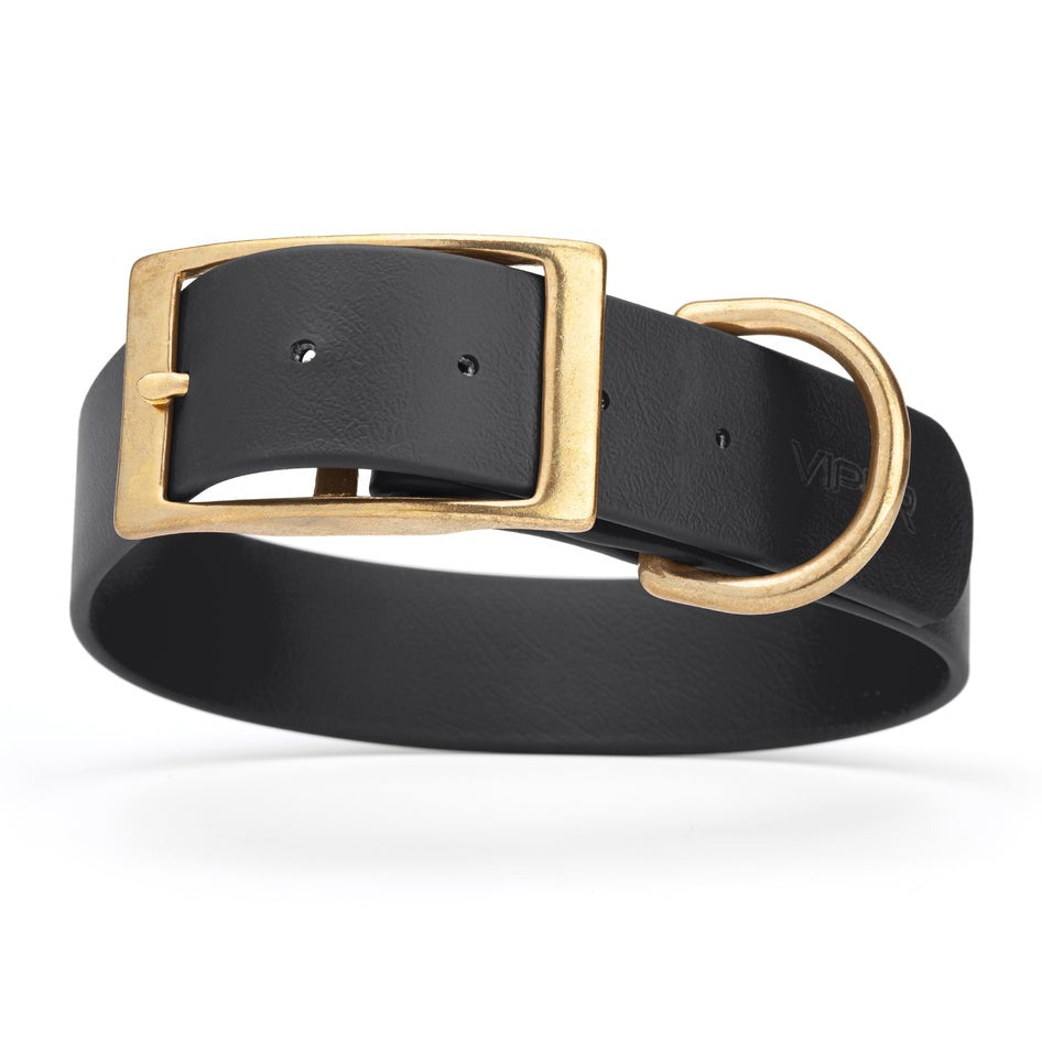 Viper Biothane Waterproof Collar - Brass Hardware