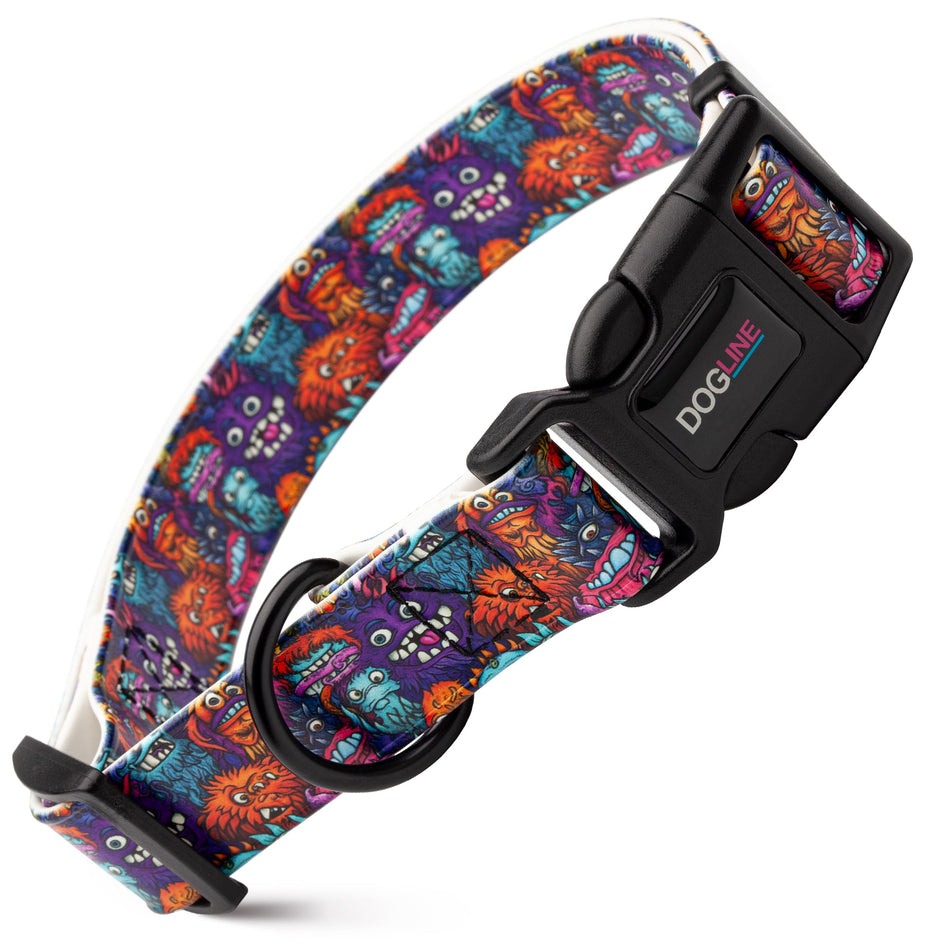 Biothane  Quick Release Printed Collar