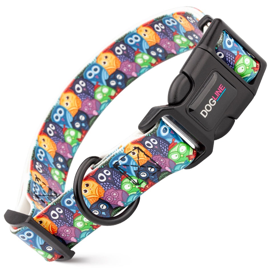 Biothane  Quick Release Printed Collar