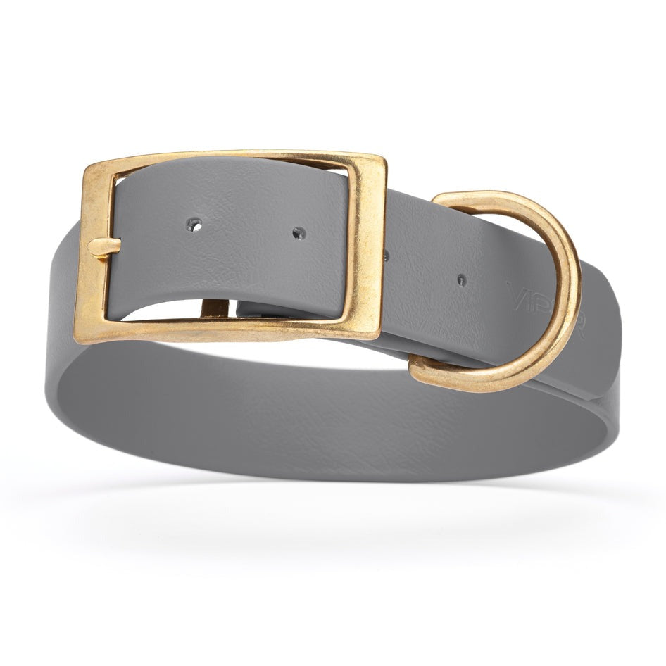 Viper Biothane Waterproof Collar - Brass Hardware