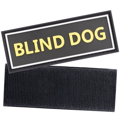 “Blind" Dog 3D Rubber Patch