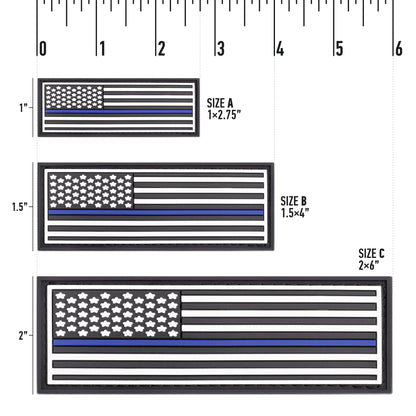 "American Flag" 3D Rubber Patch