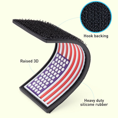 "American Flag" 3D Rubber Patch