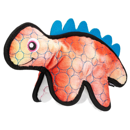 Durable Squeaky Dog Toys – Duck & Dinosaur – 11" Durable Dinosaur