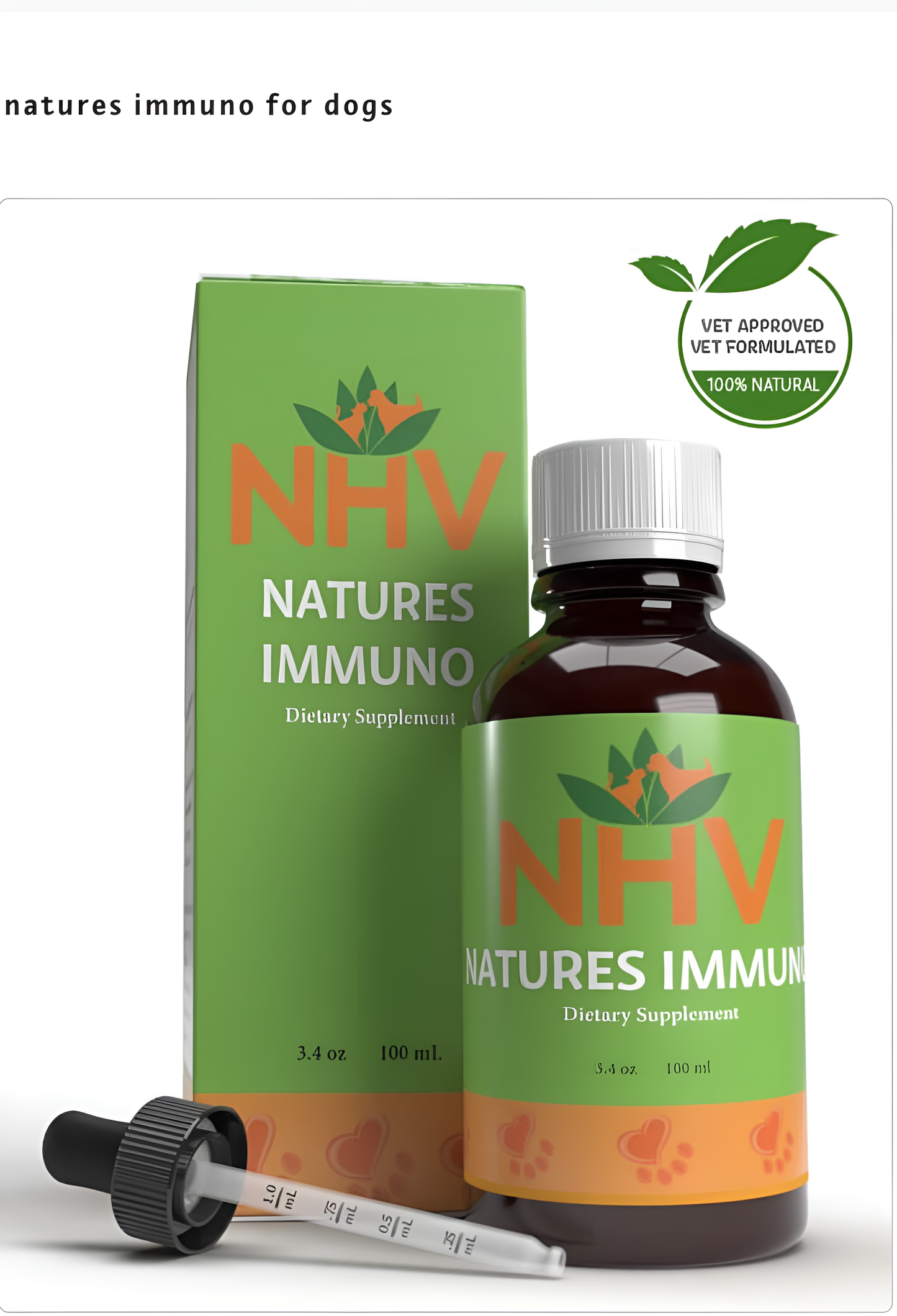 Natures Immuno For Dogs & Cats