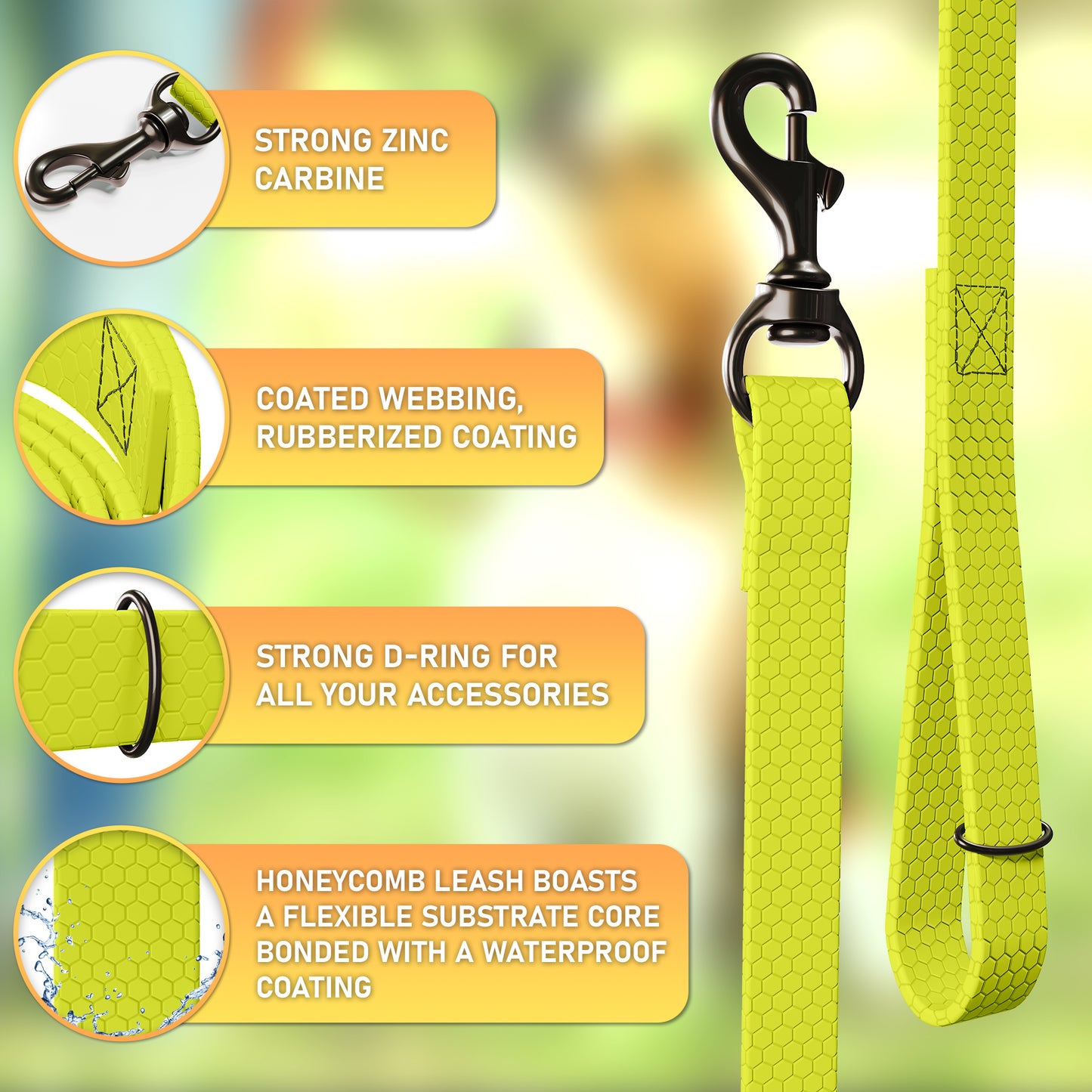 NexaPaw Waterproof Dog Leash