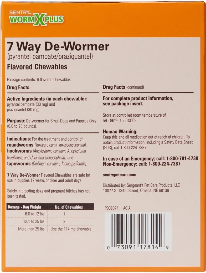 Safeguard 7 Way De-Wormer - Effective Treatment for 7 Species of Worms