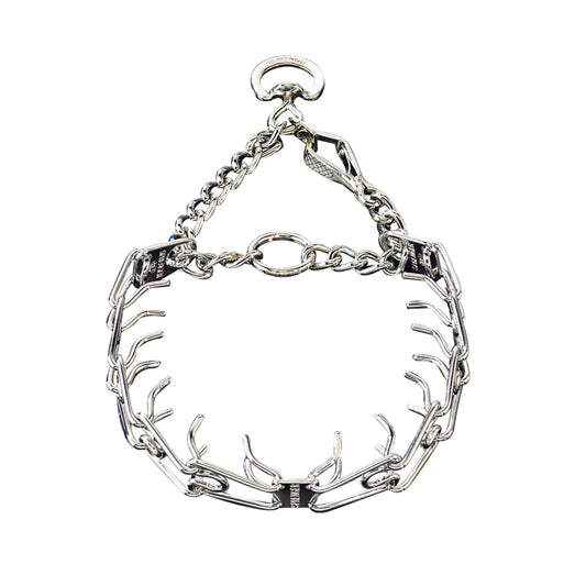 Herm Sprenger Chrome Prong Collar con broche de tijera