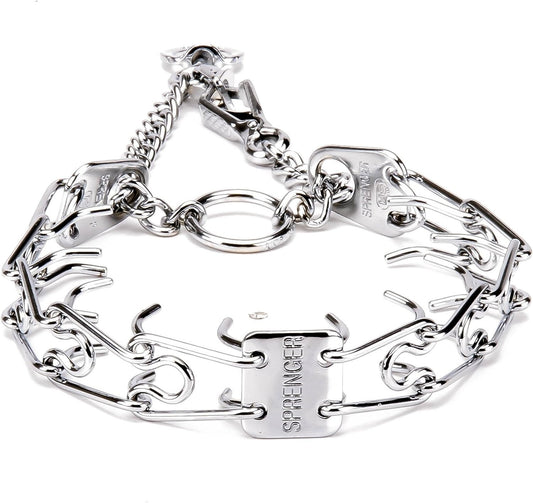 Herm Sprenger Chrome Prong Collar with Swivel