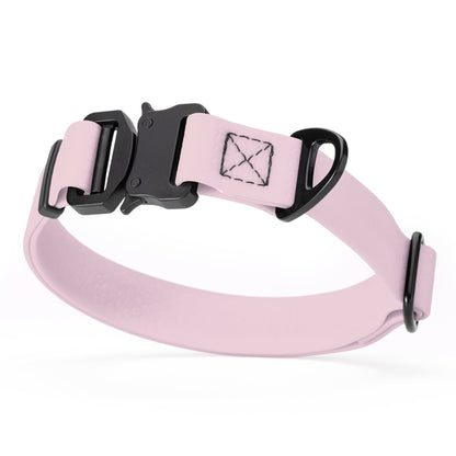 Waterproof Dog Collar with Metal Stab-Lock Buckle – Heavy-Duty Biothane HEX Collar – W 3/4" x L 12-19", W 1" x L 15-25"