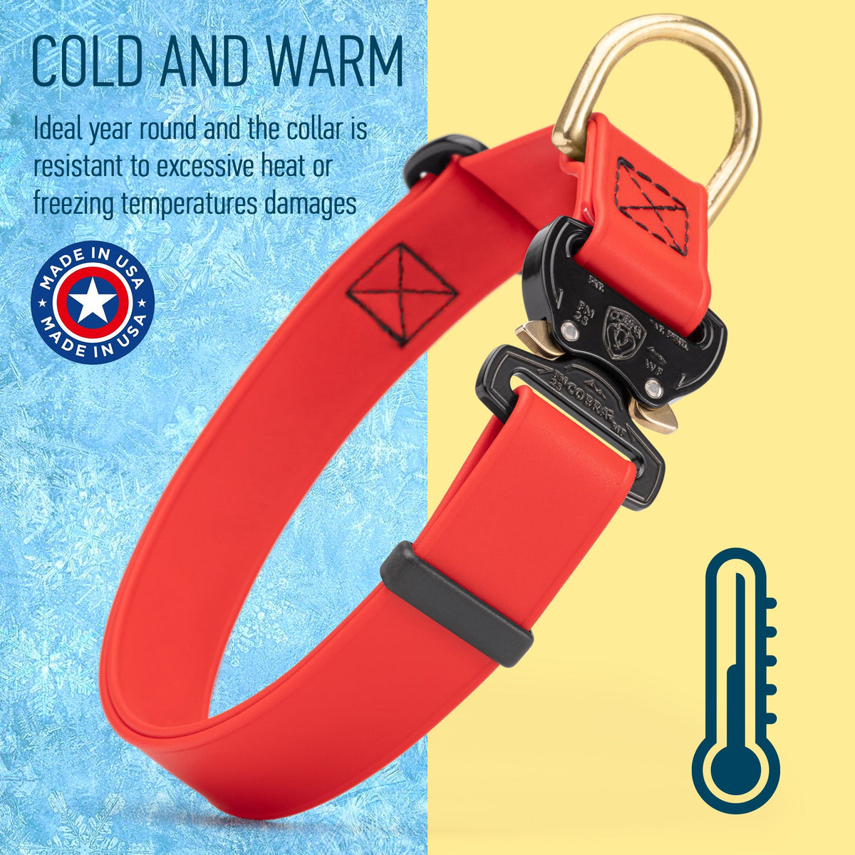 Viper Biothane Tactical Dog Collar – Cobra Buckle – view 23
