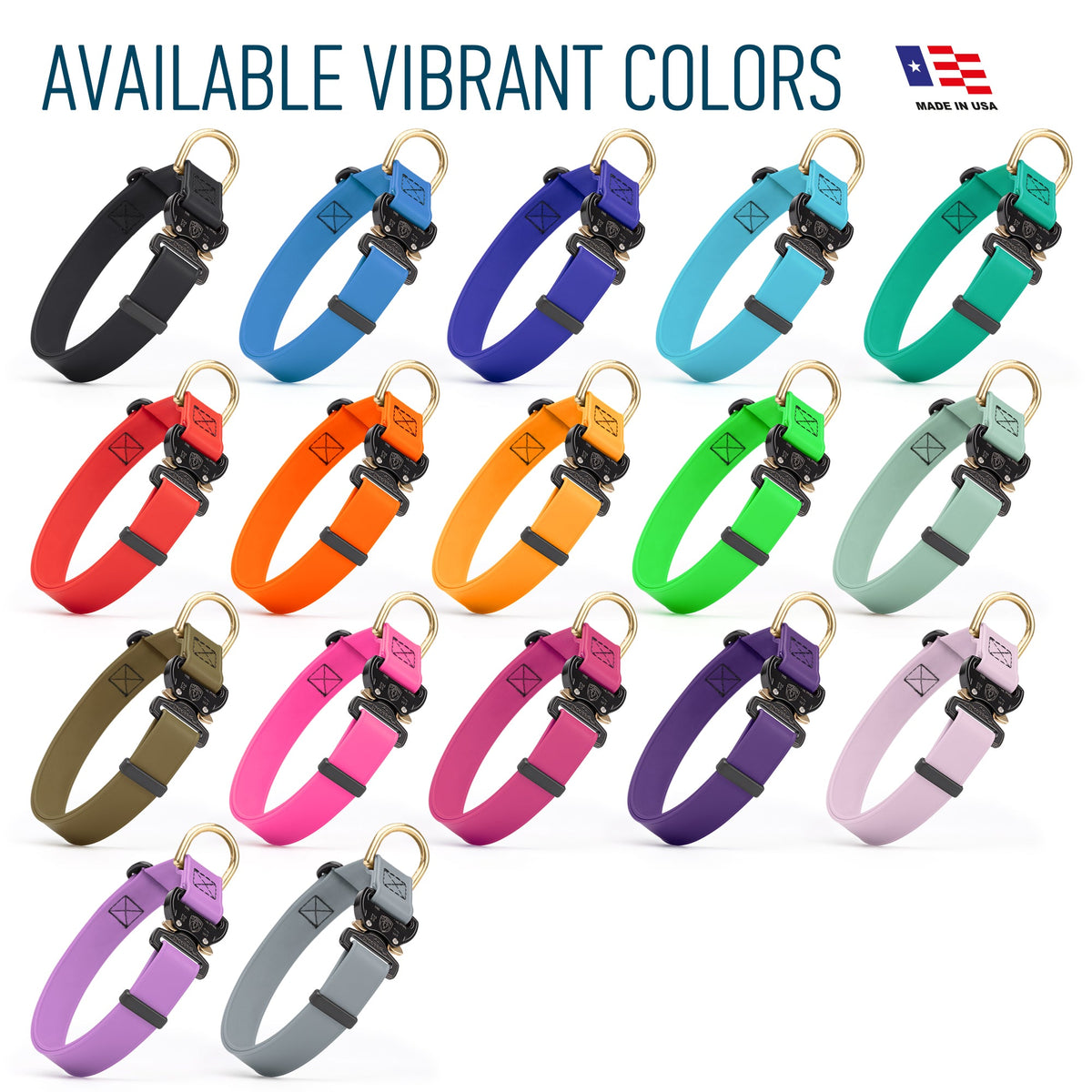 Viper Biothane Tactical Dog Collar – Cobra Buckle – view 19