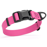 Biothane Waterproof Dog Collar with Magnetic QR Buckle