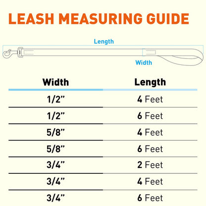 Biothane Waterproof Leash 2 ft