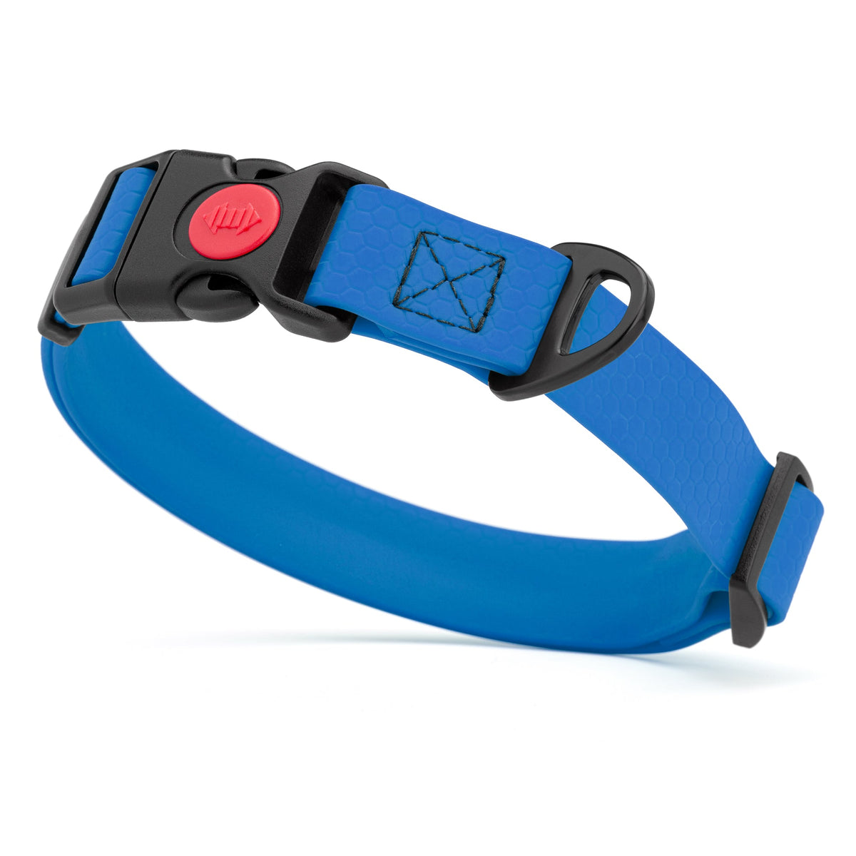 Waterproof Dog Collar with Safety Lock Buckle – Biothane HEX Collar – W 3/4" x L 12-19", W 1" x L 15-25"