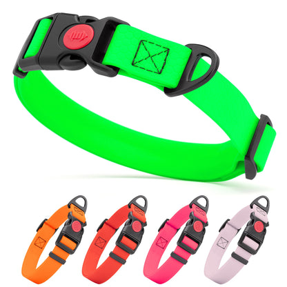 Waterproof Dog Collar with Safety Lock Buckle – Biothane HEX Collar – view 10