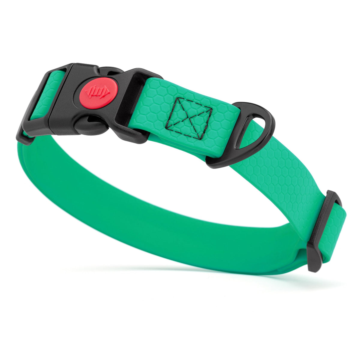 Waterproof Dog Collar with Safety Lock Buckle – Biothane HEX Collar – W 3/4" x L 12-19", W 1" x L 15-25"