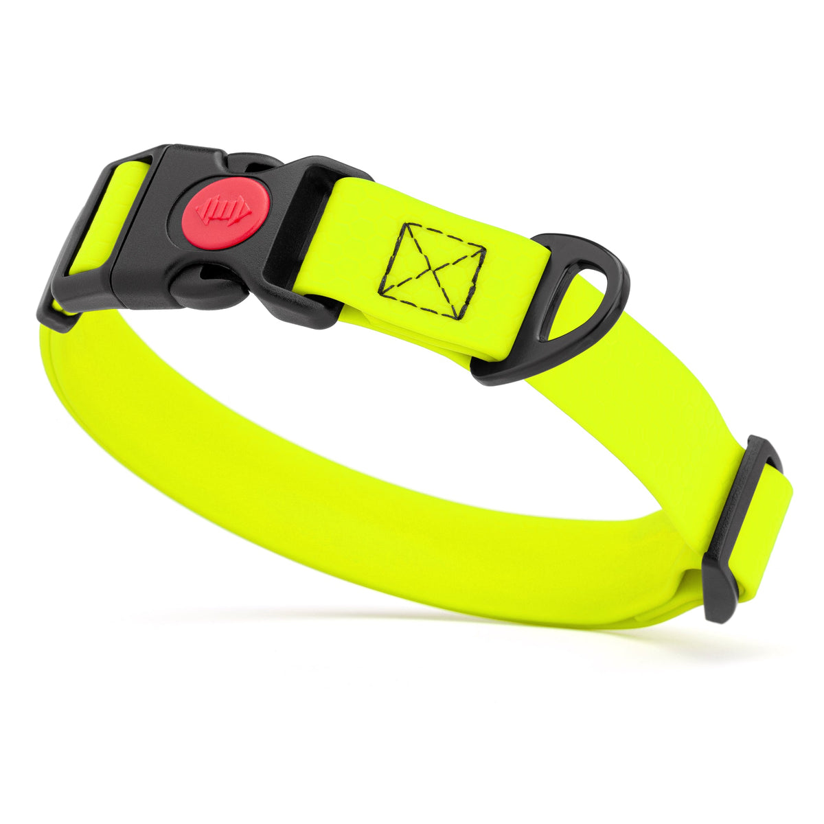 Waterproof Dog Collar with Safety Lock Buckle – Biothane HEX Collar – W 3/4" x L 12-19", W 1" x L 15-25"