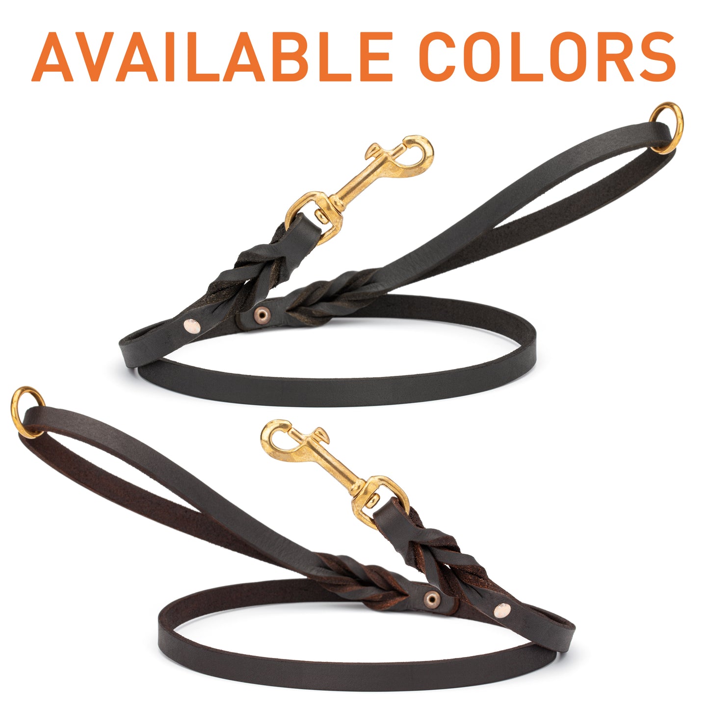 Handcrafted Leather Dog Leash for Walking and Tracking