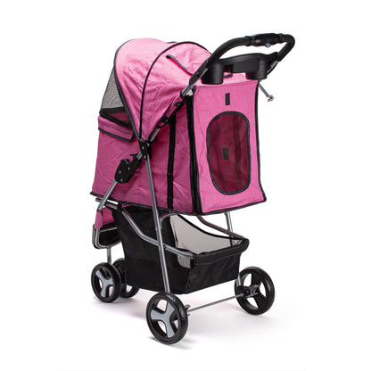 Casual Pet Stroller + Removable Cup Holder