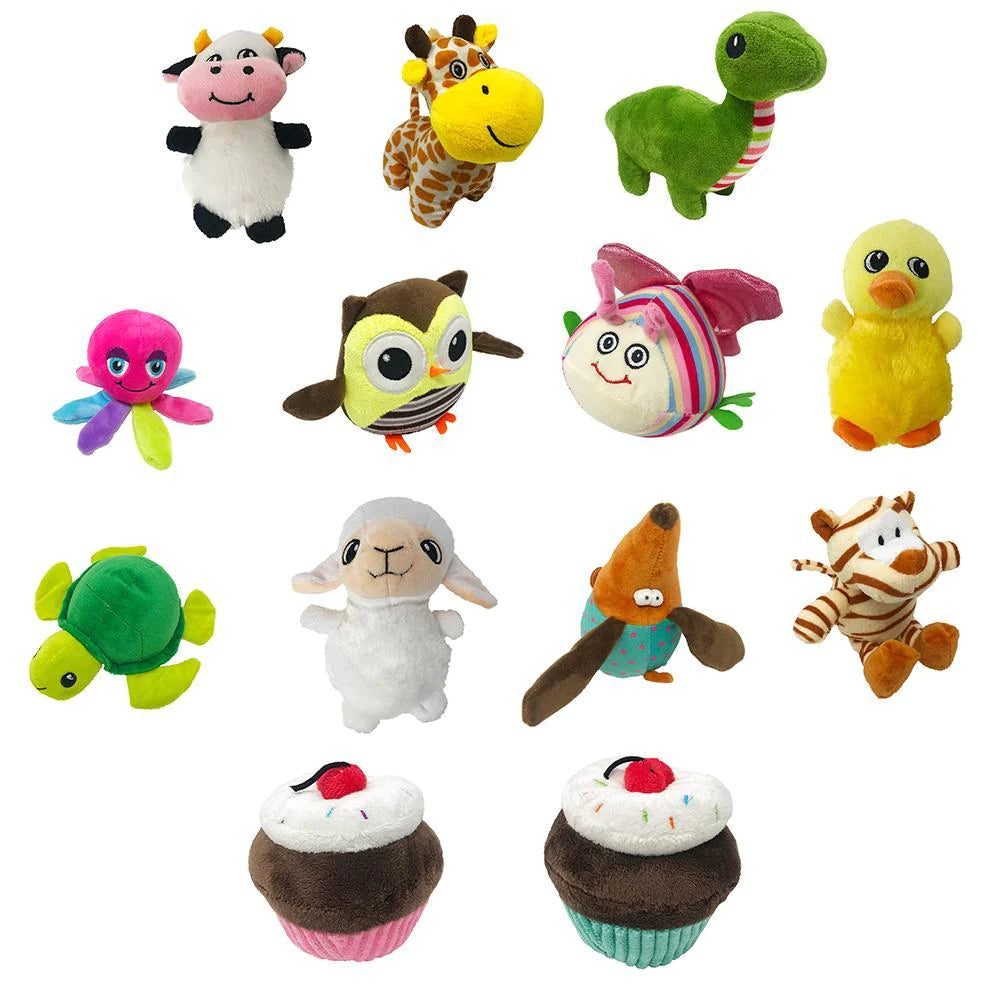 Mini Animals Dog Toys