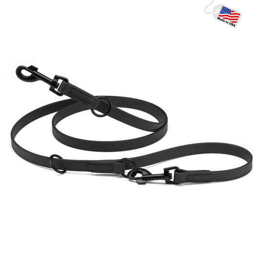 Multipurpose Biothane Dog Leash W3/4" x L7', Adjustable Hands-Free Dog Leash for over 7 Different Activities