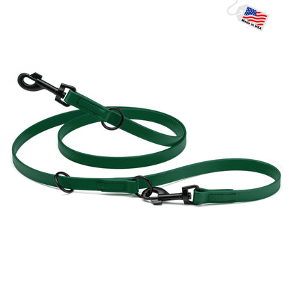 Multipurpose Biothane Dog Leash W3/4" x L7', Adjustable Hands-Free Dog Leash for over 7 Different Activities