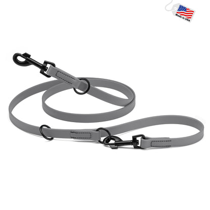 Multipurpose Biothane Dog Leash W3/4" x L7', Adjustable Hands-Free Dog Leash for over 7 Different Activities
